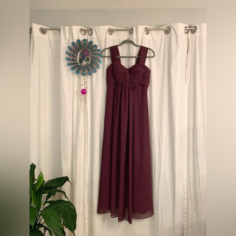 Maroon Empire Dress • PERFECT CONDITION
